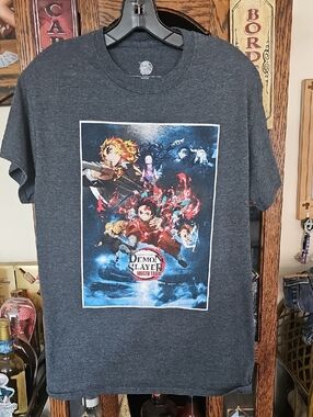 Mugen Train Demon Slayer T Shirt - Kimetsu No Yaiba Cartoon Tee